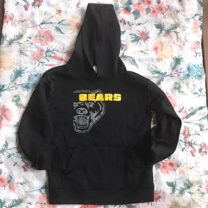 Boston Bruins Bear Fear the Beard T-shirt Pullover Hoodie to young boy Size M